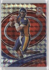 2022 Panini Chronicles Draft Picks Spectra Red Prizm 25/25 Aaron Rodgers #62 n0c