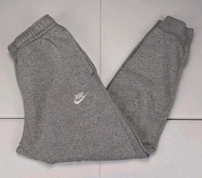 Nike Sweatpants Mens Sz Small Sweat Pants Gray Joggers Drawstring Athletic EUC