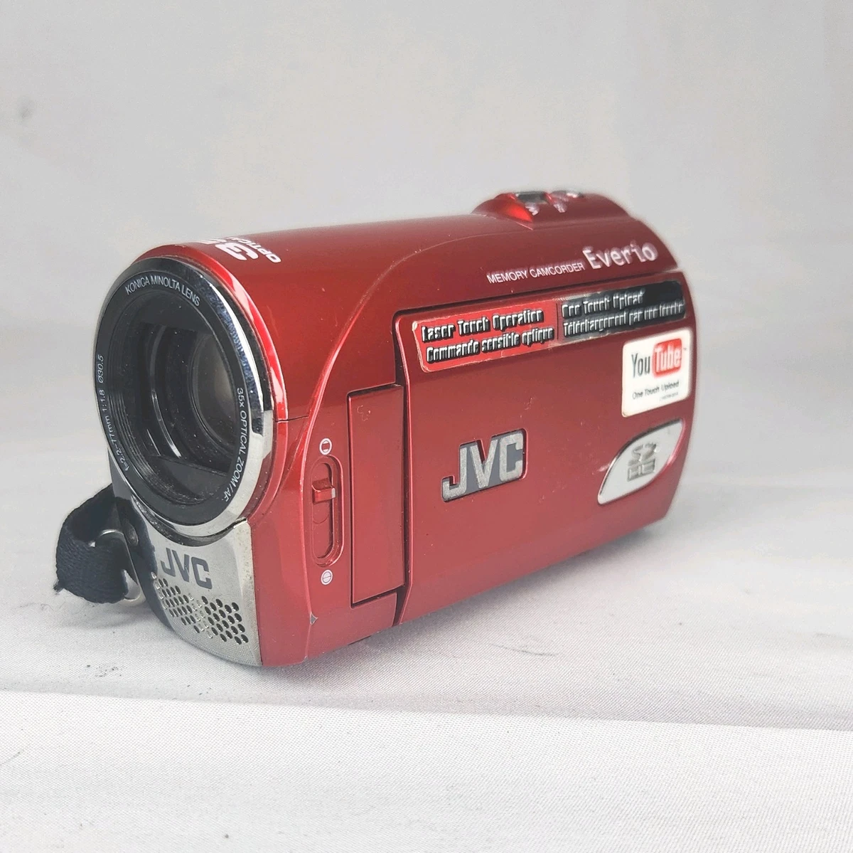 JVC Everio 8GB内蔵メモリー フルハイビジョンビデオカメラ RED JVC Everio Red Camcorders for sale | eBay