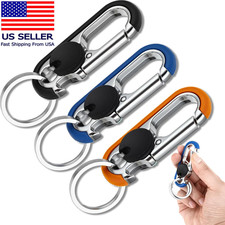 Men'S Car Key Chain,3Pcs Personalized Creative Stainless Steel Car Keychain for