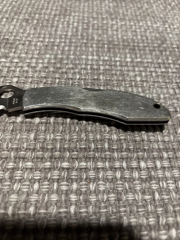 Spyderco Rookie C51S - dentado ATS-55 - acero inoxidable - descontinuado Foto 3 de 4