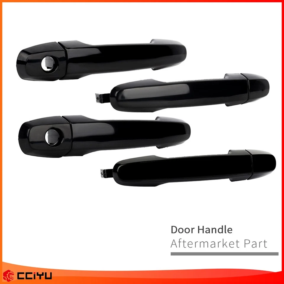 Door Handles Front Rear Set of 4 For 03-08 Pontiac Vibe Toyota For Corolla - Image 2 of 4
