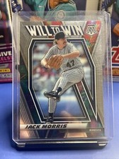 JACK MORRIS Baseball Card 2021 Panini Mosaic Will to Win #2 Minnesota Twins