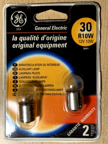 GENERAL ELECTRIC GE R10W LIGHT BULB 12V 10W TWIN PACK SIDE / TAIL - Picture 1 of 6