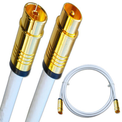 Antennenkabel 135dB Koaxialkabel 5 fach geschirmt UHD HDTV 4K TV-Radio Kabel S+B
