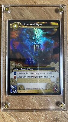 Spectral Tiger In Game Mount Unscratched Loot Card World of Warcraft Collecti...