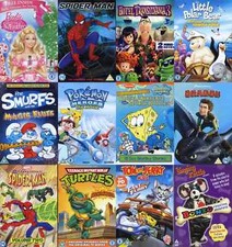 DVD Children Cartoons & Films Build Your Own Bundle From 99p MAX £3.50 P&P