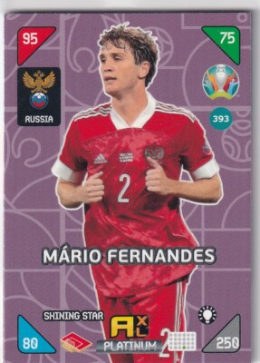 Panini Adrenalyn XL Euro 2020 Kick Off Shining Star Nr. 393 Mario Fernandes