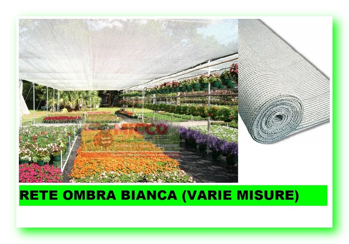 Rete Ombreggiante Anti UV 90% Con Occhielli – 6x8 Metri, Tessuto HDPE Traspirante Per Giardino, Terrazzo, Pergola, Tetto – Protezione Solare Per Piante E Animali