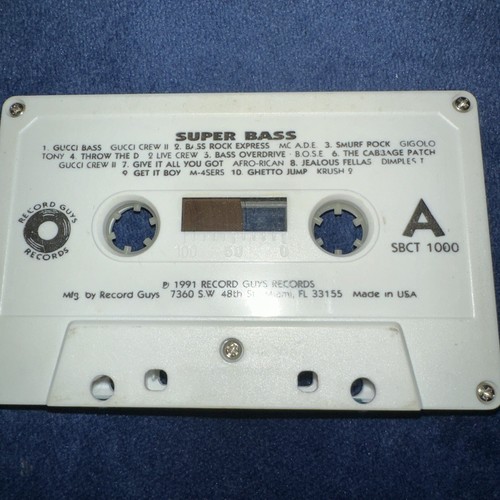 Super Bass Cassette Tape Rap Hip Hop 90s Artists Old School Hits Vintage Tested - Picture 4 of 5