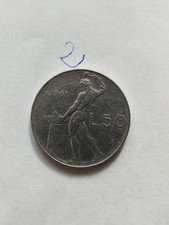 lotto di 21 monete da 50 lire anni '60 e '80