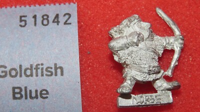 Games Workshop Citadel D2 Norse Dwarf Rolf Redbow Dwarves 1987 Archer with Bow