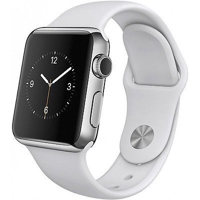Apple Watch 42mm (MJ3U2LL/A, Stainless Steel Case, Black Apple Watch 42mm (MJ3U2LL/A, Stainless Steel Case, Black
