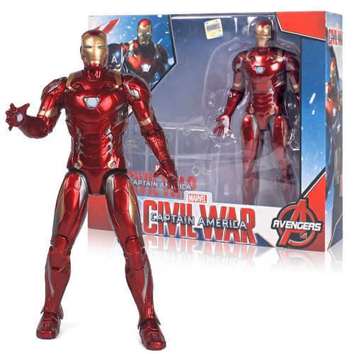 Avengers Action Figures Figurines Spiderman Iron Man Captain America Stand 17CM - Picture 14 of 26