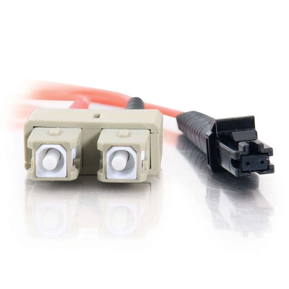 1M DUP MTRJ-SC 62.5/125 OM1 Duplex Multimode PVC Fiber Optic Cable OPTICAL CABLE - Image 2 of 4