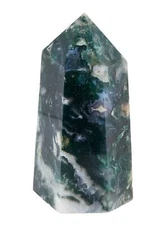 Moss Agate Point - 13, Natural Moss Agate from Brazil