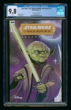 STAR WARS HIGH REPUBLIC #1 (2021) CGC 9.8 YODA COVER RETAILER VARIANT 1:10
