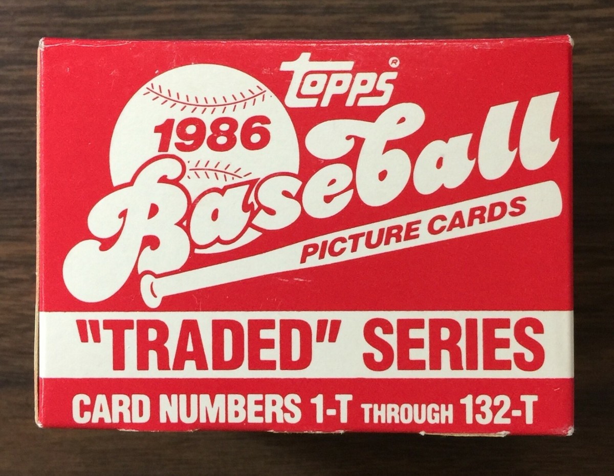 1986 TOPPS TRADED Baseball Factory UNOPENED Set out of case BONDS