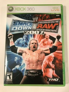 Wwe Smackdown Vs Raw 07 Xbox 360 Replacement Case No Game Ebay