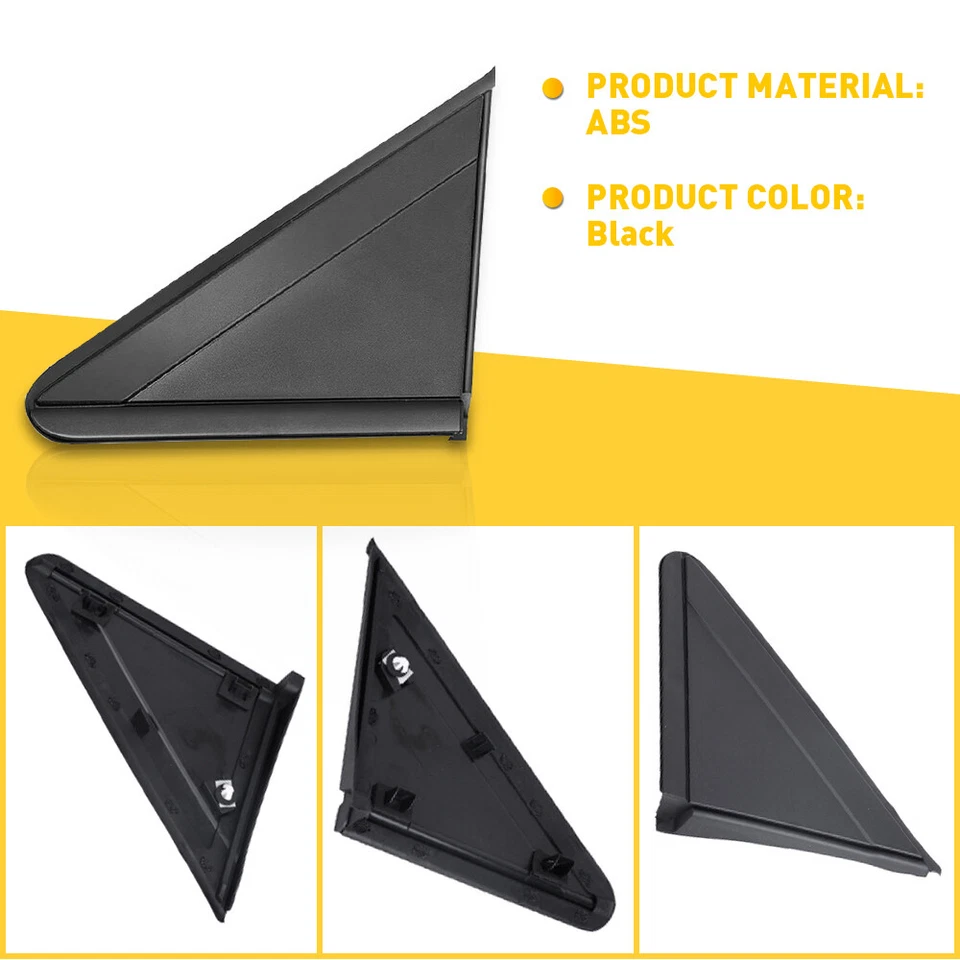 Espejo retrovisor lateral izquierdo con apliques de bandera para Dodge Grand Caravan 2008-2020 Foto 4 de 4