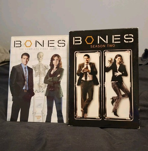 Bones Seasons One & Two DVD Lot Set 43 Episodes 10 Discs Bundle FOX CSI NCIS