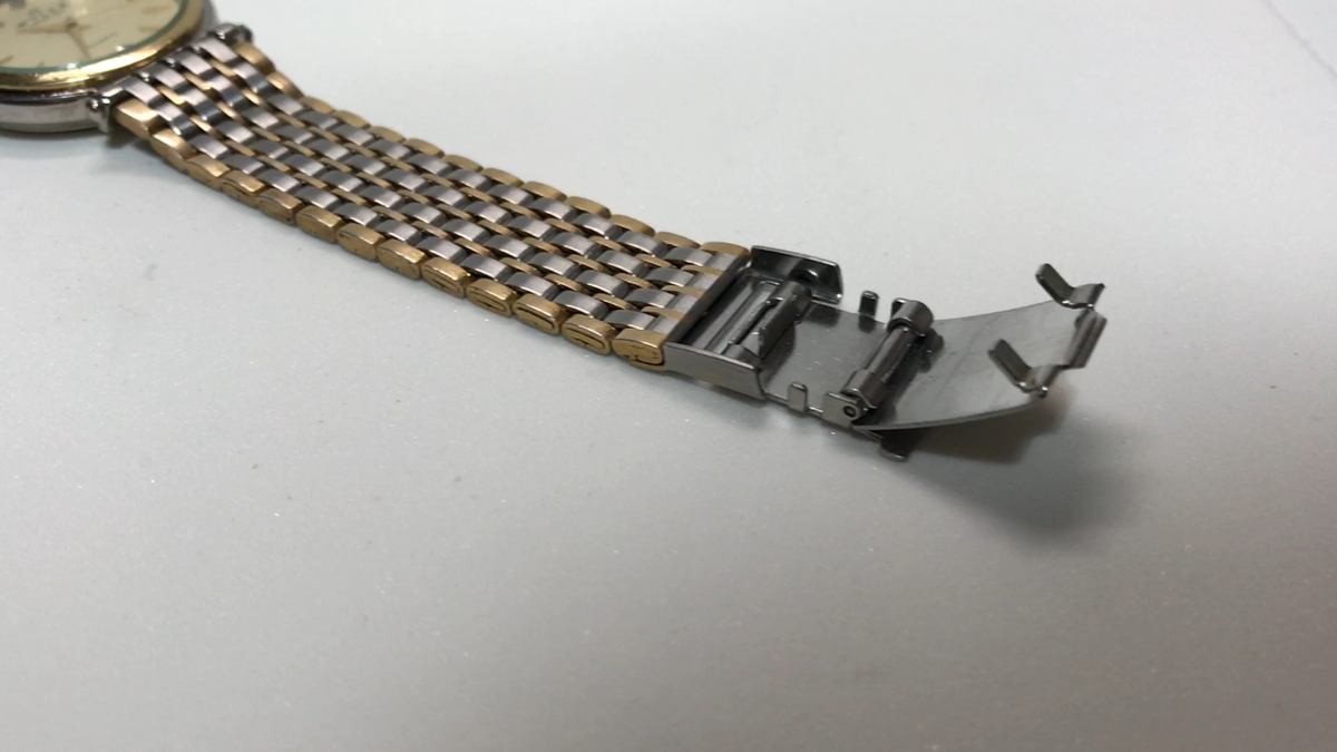 Vintage Watch WYLER double diamond Quartz Gold Silver All  display picture 2