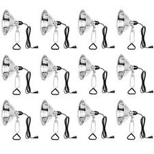 12-Pack Clamp Lamp with 8.5 Inch Aluminum Reflector no Bulb Included