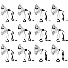 12-Pack Clamp Lamp with 8.5 Inch Aluminum Reflector(no Bulb Included)