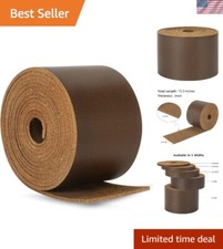 Versatile 2 Inch Wide Dark Brown Leather Strips - Perfect for Jewelry  Crafting