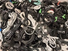 Large Lot of 40 Various Micro USB Charging / Data Cables Replacement Cables