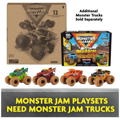 Official 12-pack of 1 64 Scale Die-cast Monster Trucks Amazon for