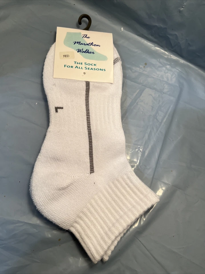 12 pares de calcetines blancos de corte bajo/tobillo para mujer. Cool-Max. Med.. 7-9. Marathon Run NUEVO Foto 3 de 4