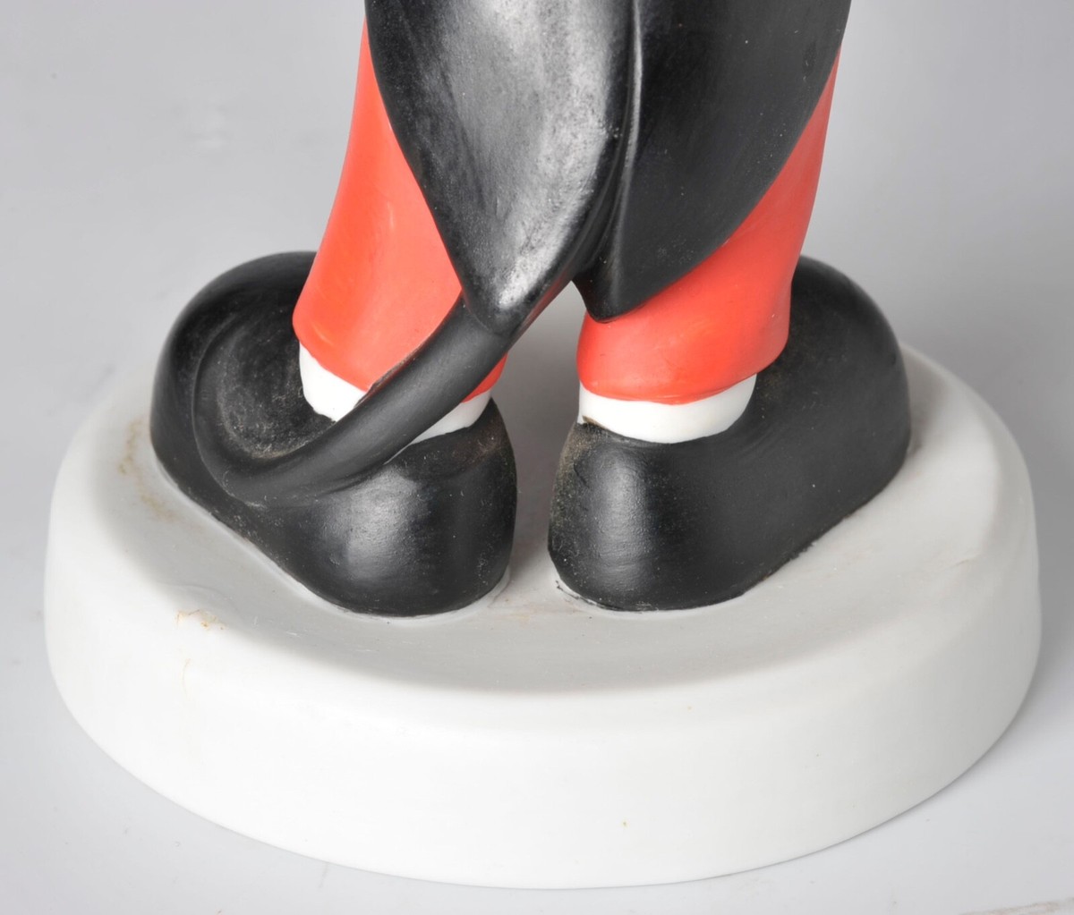 Vintage Walt Disney Mickey Mouse Red Pants Tuxedo Porcelain