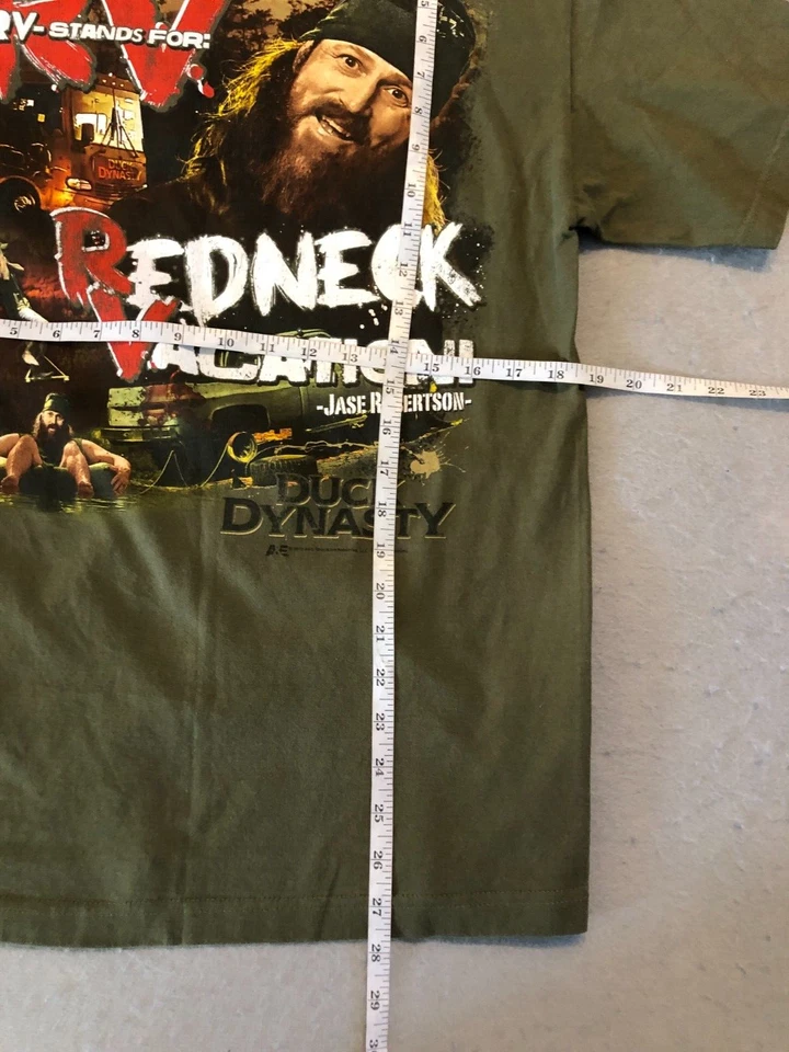 Camisa para hombre Duck Dynasty pequeña cuello rojo vacaciones jase Roberston Foto 4 de 4