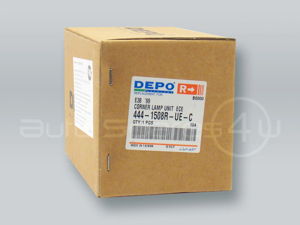 Lámpara de estacionamiento con luz de esquina transparente DEPO DERECHA para BMW Serie 7 E38 1999-2001 Foto 3 de 3