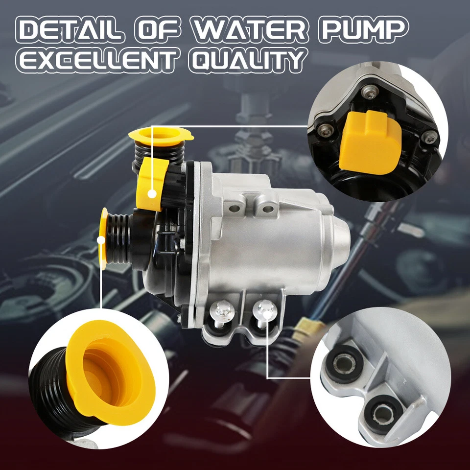 11517632426 Bomba de agua eléctrica con termostato para BMW X3 128i 325i 328i 530i NUEVO Foto 2 de 4