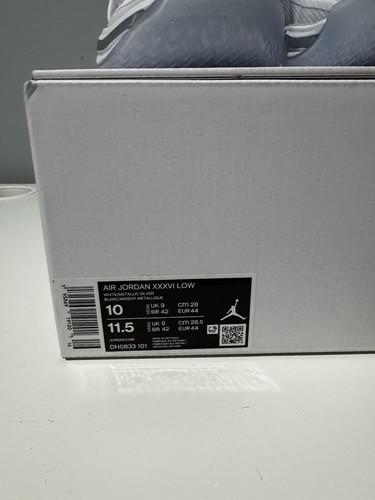 Jordan 36 Low Pure Money SIZE 9UK 10US BRAND NEW - Picture 7 of 7