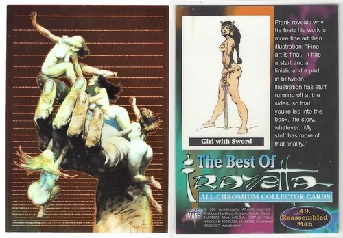 1996 Best of Frazetta All-Chromium by Comic Images singoli Scegli la tua carta! - Foto 59 di 100