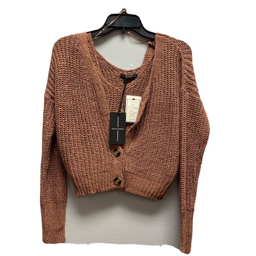 moon \u0026 madison Mauve Button Cardigan 