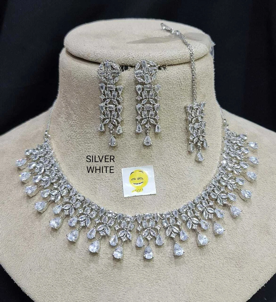 Bridal jewellery set collection outlet