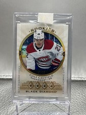 21-22 Black Diamond Hockey Cole Caulfield Quad Diamond Relics /25