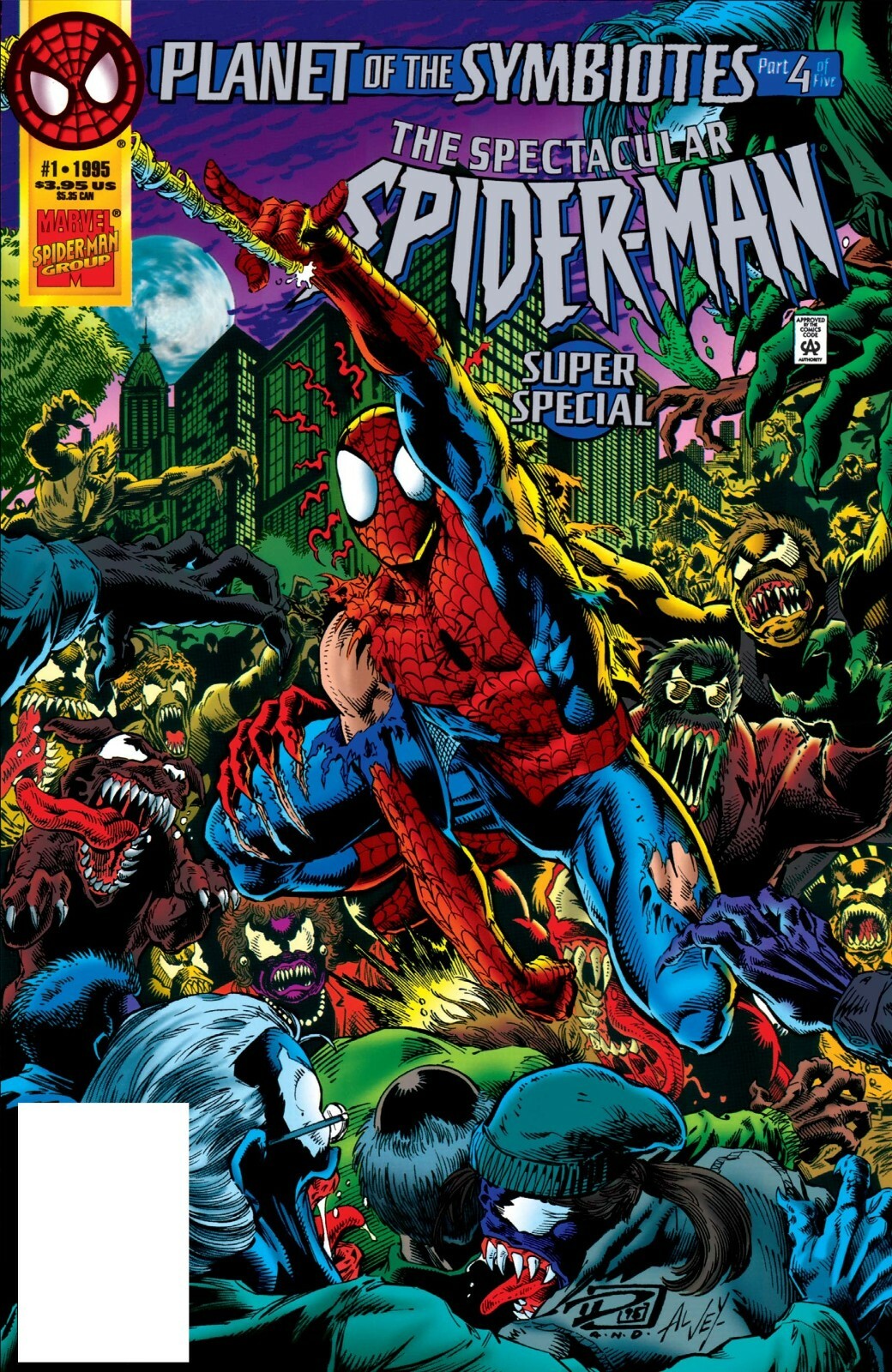 SPECTACULAR SPIDER-MAN #1 (1995) PLANET OF SYMBIOTES Part 4 (of 5) - Back Issue