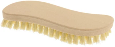 Scheuerbürste Schrubbbürste Bürste Waschbürste S-Form Borsten echt Fibre L 21 cm - Bild 1 von 4