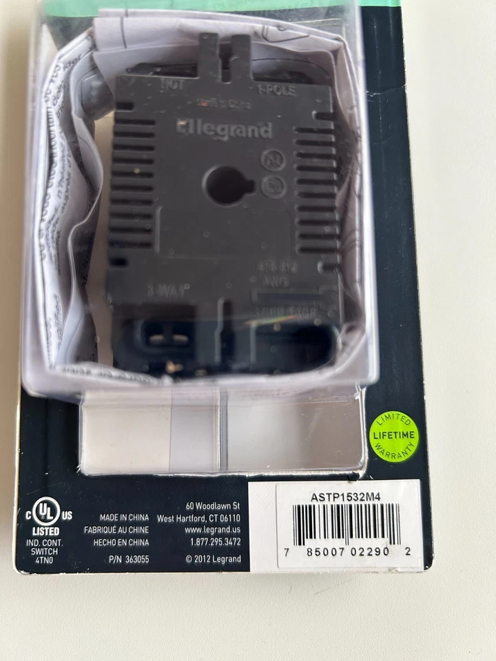 Interruptor sofTap Legrand adorne 15A en acabado magnesio, ASTP1532M4 Foto 2 de 2