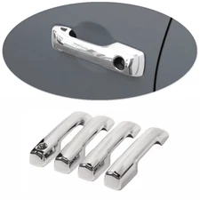 Chrome ABS Exterior Door Handles Cover Trim For Toyota 4Runner 2025+ Accessories