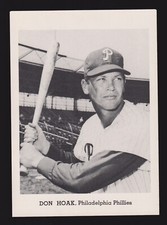 1958-65 JAY PUBLISHING  Don Hoak  PIRATES  5x7  PICTURE PACK PHOTO  EX+   B