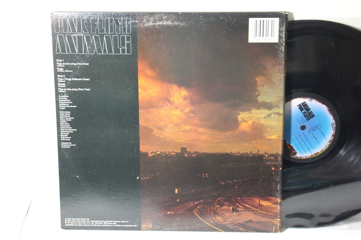 Pink Floyd – Animals, 1977 LP (80's RE), Columbia – JC 34474