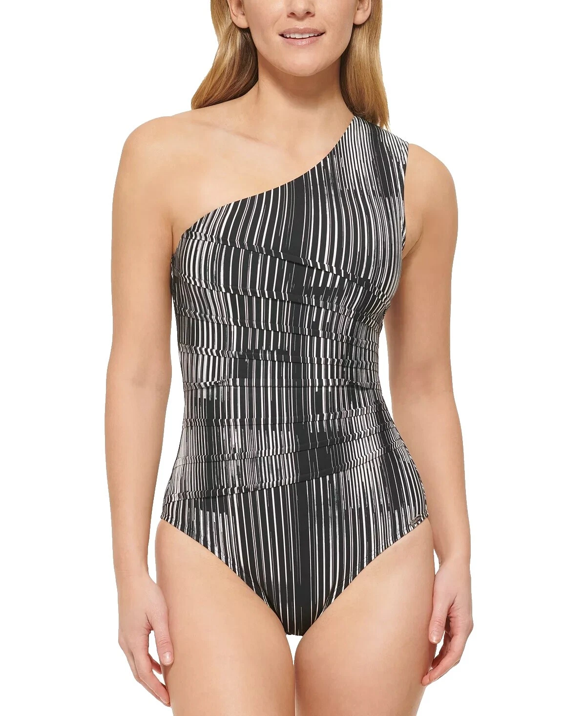 Roupas de Praia One Piece Calvin Klein Listrado para mulheres
