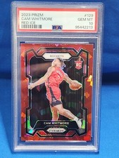 Cam Whitmore 2023 Prizm Red Ice #129 Rookie RC PSA 10 Gem Mint