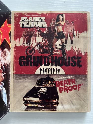 *NEW OOP* Grindhouse Double Feature (Collectors 2 Disc Blu-ray Slipcover, 2010) - Picture 4 of 8